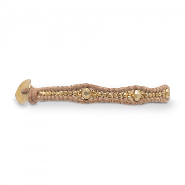 Armband mit vergoldeten Sterling Silber Beads